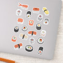 Search for sushi roll stickers Sashimi