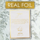 Search for real foil wedding thank you cards Modern