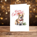 Search for corgi christmas cards Puppy