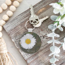Search for chrysanthemum flower key rings White