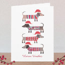 Search for dachshund christmas cards Wiener dog