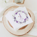 Search for butterfly napkins Purple