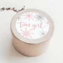Search for glitter snowflakes stickers Round