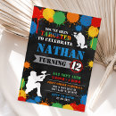Search for paint splatter birthday invitations Boy