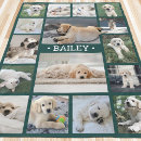 Search for pet memorial with photo blankets For pets