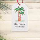 Search for tropical christmas gift tags Palm trees