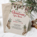 Search for forest christmas invitations Holiday open house