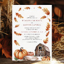 Search for harvest wedding invitations Leaves