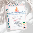 Search for nautical baby girl shower invitations Sailboat