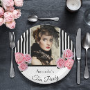 Search for tea party paper plates Floral