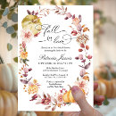 Search for autumn leaves bridal shower invitations Floral