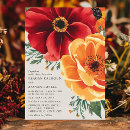 Search for bold floral wedding invitations Modern
