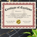 Search for certificates of excellence Award