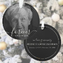 Search for loved one memory christmas tree decorations Black and white