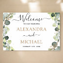 Search for wedding posters Green and white