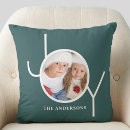 Search for green and white christmas cushions Joy