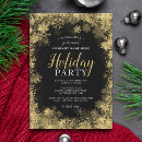 Search for black gold cocktail party invitations Unique