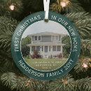 Search for new home christmas tree decorations Family name and year