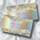 Search for iridescent business cards Beauty salon
