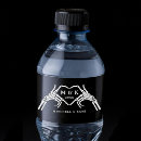 Search for halloween wedding water bottle labels Black and white