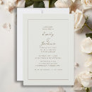 Search for brown and cream wedding invitations Simple