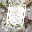 Search for leaves graduation invitations Greenery