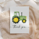 Search for tractor thank you cards Green and yellow