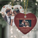 Search for burgundy gold christmas tree decorations Mr and mrs