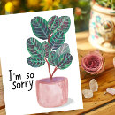 Search for sorry card postcards Watercolor