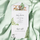 Search for rustic woodland animals baby shower invitations Diaper raffle