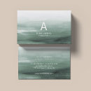 Search for green business cards Green and white