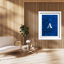 Search for blue monogram letter art Trendy