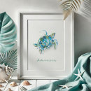 Search for sea map posters Blue