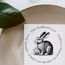 Search for rabbit rubber stamps Return address