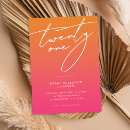 Search for orange birthday invitations Modern