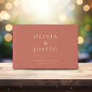 Search for gold wedding guest books Simple