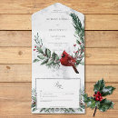 Search for red cardinal invitations Snow