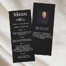 Search for birthday dinner menus Black and white