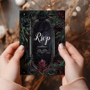 Search for death rsvp cards Elegant
