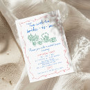 Search for hand colored invitations Whimsical