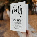 Search for 40th birthday invitations Fortieth