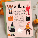 Search for costume birthday invitations Calling all monsters