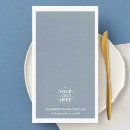 Search for branded napkins Create your own