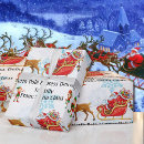 Search for from the north pole wrapping paper Snow