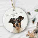 Search for pet memorial ornaments Dog