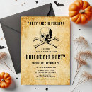 Search for bones halloween invitations Skeletons