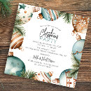 Search for teal christmas invitations Elegant