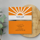 Search for sunset business cards Modern