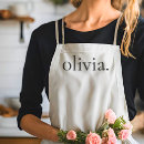 Search for elegant design aprons Modern designer aesthetic