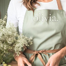 Search for feminine aprons Sage green